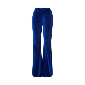 NWT DAWANG FLARE SIDE SLIT DRAWSTRING PANTS Size M Blue Velvet